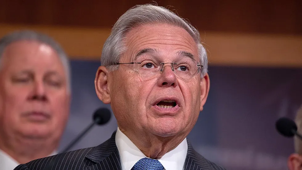 Menendez calls for watchdog to probe Pompeo role in documents dismissed as ’propaganda’ by Democrats.