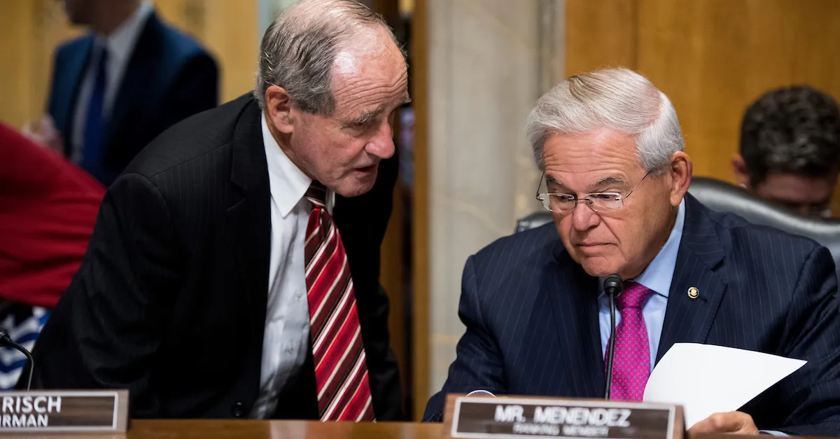 Risch drops Saudi measure; panel backs Menendez sanctions bill.