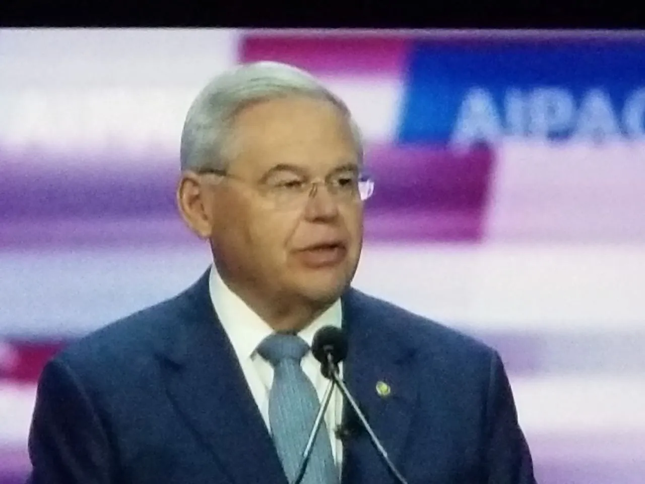 Menendez blasts Bernie Sanders for criticizing pro-Israel conference.