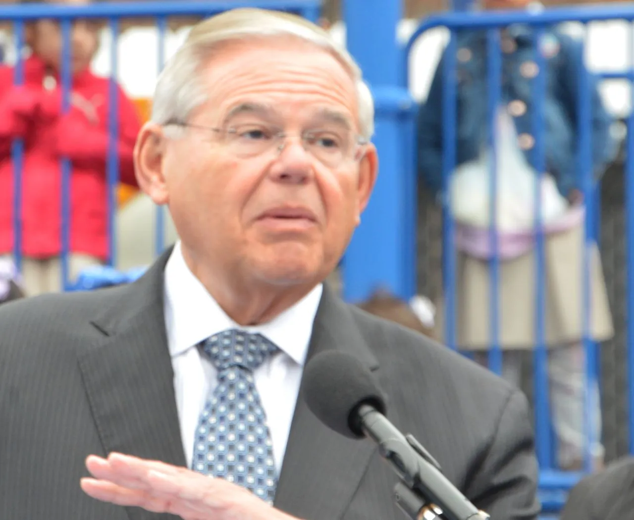 Menendez calls for gun licensing as part of effort to stem mass shootings.