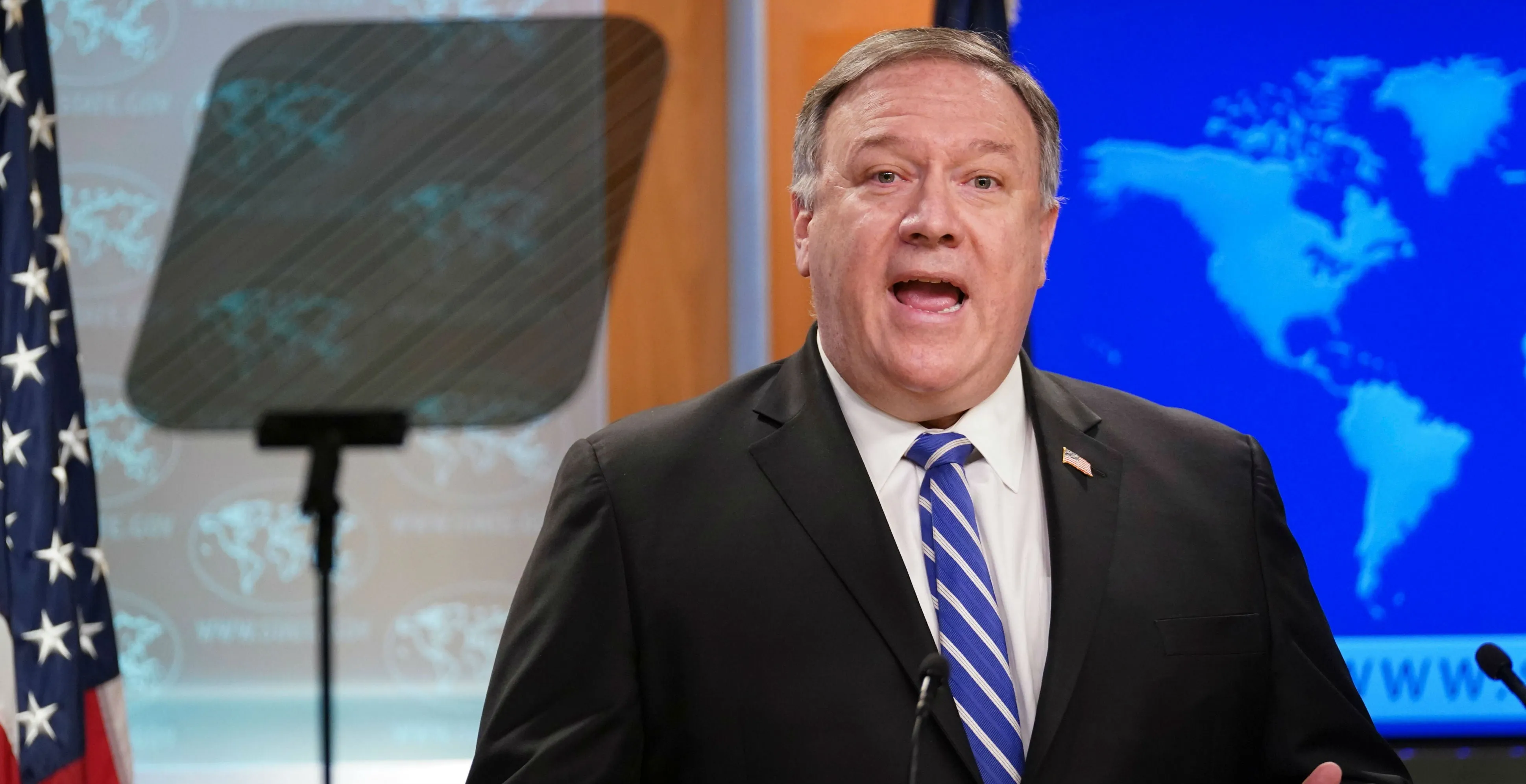 Pompeo knocks Menendez. ’That’s not someone who I look to for ethics guidance’.