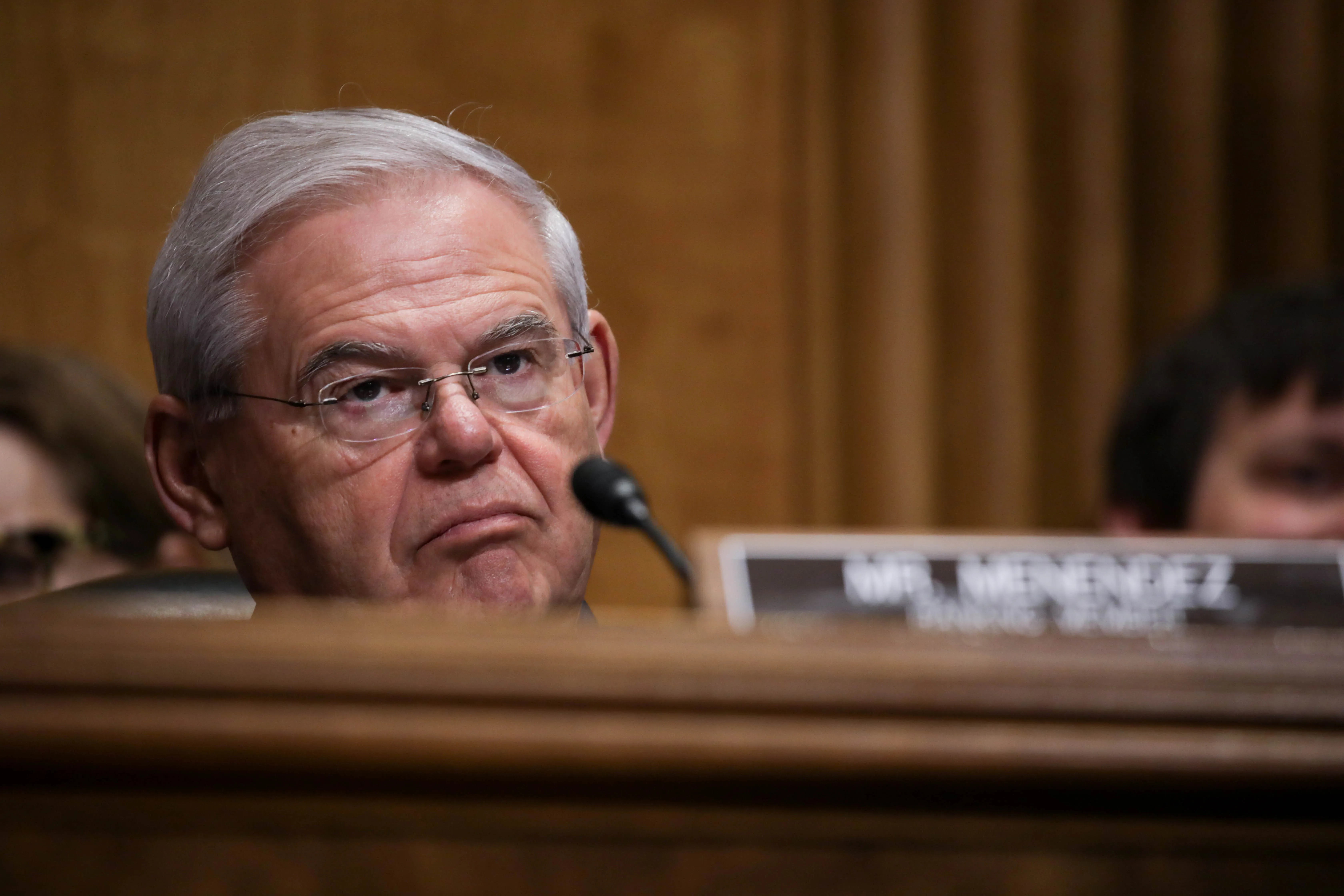 Sen. Bob Menendez accuses Trump media agency nominee Michael Pack of possible self-dealing, illegal activity.