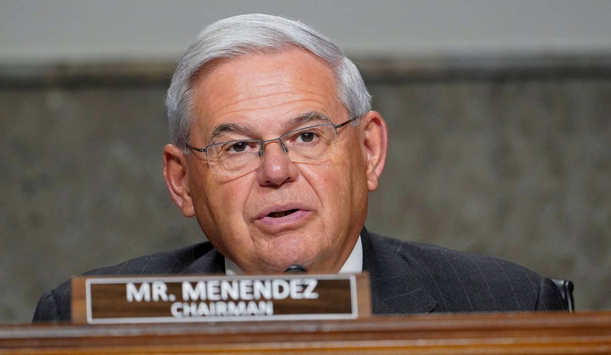 Pro-Israel senator Menendez issues rare rebuke over Gaza media offices strike.